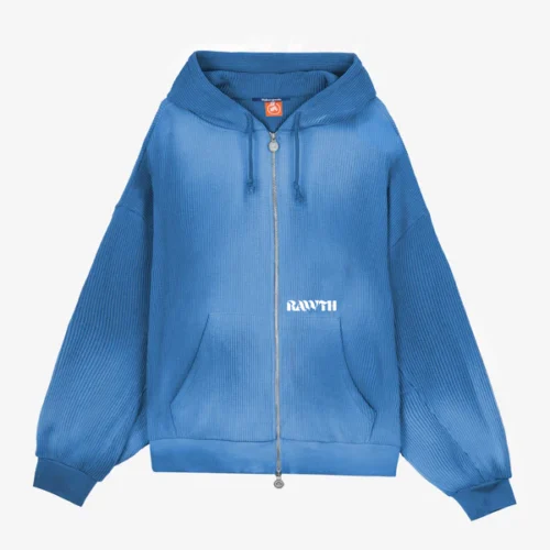 Waffle Zipper Blue