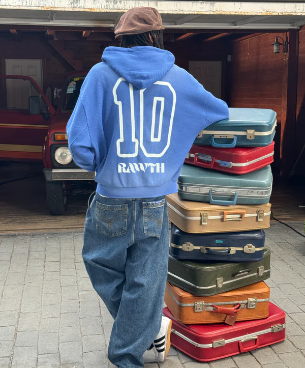 CHAQUETA1-MODELO3 Waffle Zipper Blue