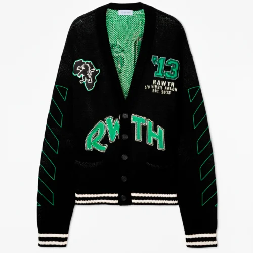 CHAQUETAV-DELANTE Croco Cot Varisity Knit CA