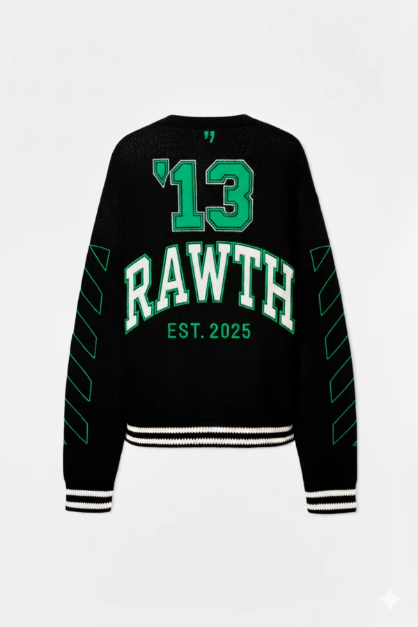 CHAQUETAV-DETRAS Croco Cot Varisity Knit CA