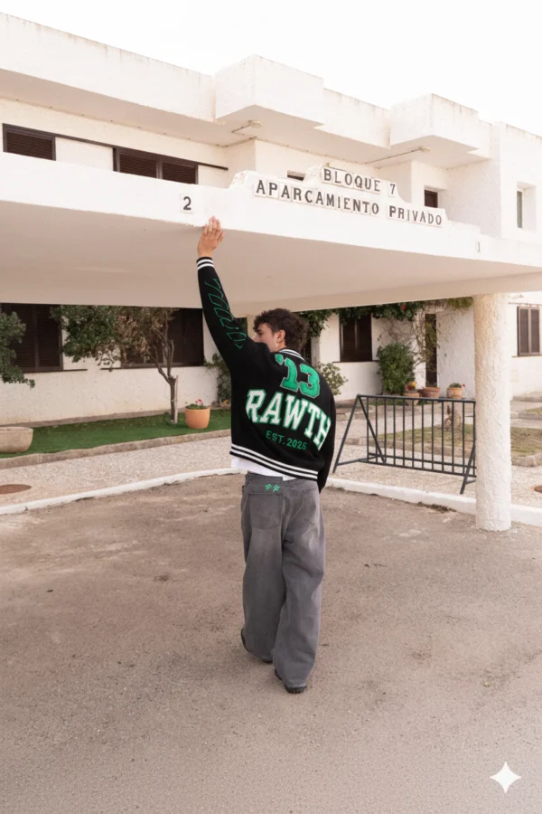 CHAQUETAV-MODELO2 Croco Cot Varisity Knit CA