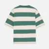 CAMISA2-DETRAS Boy Green Striped T-Shirt