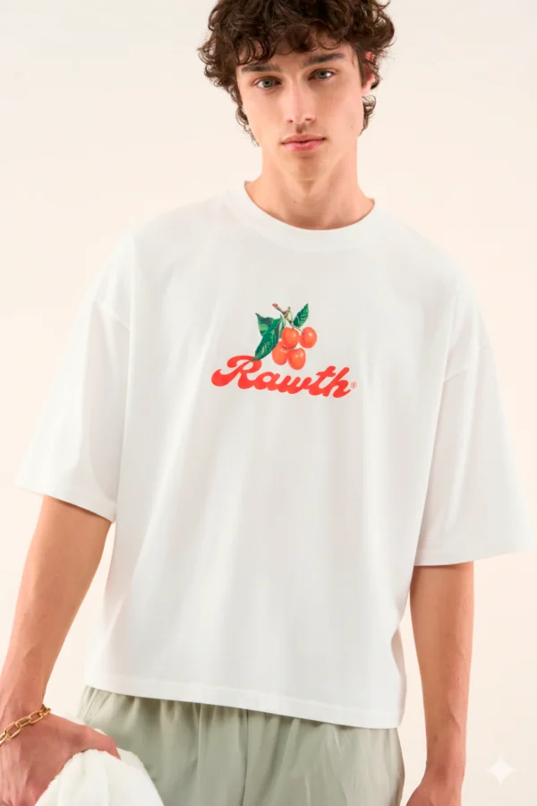 CAMISA3-MODELO1 Tropical Ecru T-Shirt