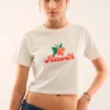 CAMISA3-MODELO3 Tropical Ecru T-Shirt
