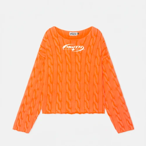 JERSEY2-DELANTE New Trench Orange Knit