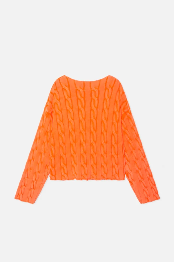 New Trench Orange Knit