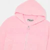 JERSEY3-ZOOM New Light Pink Buzz Knit Zipper