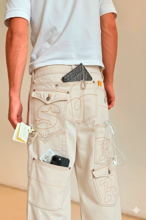 PANTALON1-MODELO2 7Pocket Ecru Pants