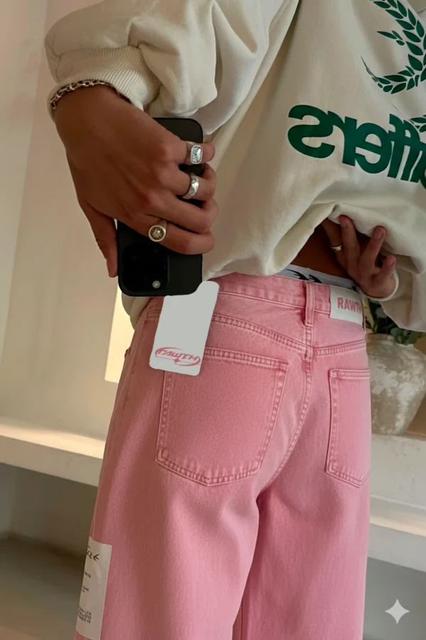 PANTALON2-MODELO2 Tech Pink Denim