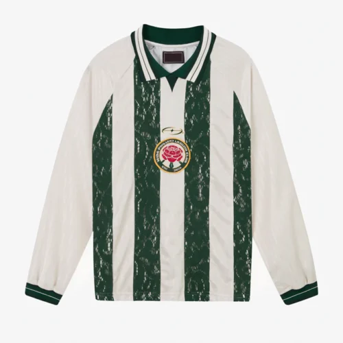 Lace Football Long-Sleeve Tee Green