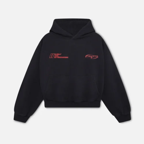 Globally Black Hoodie