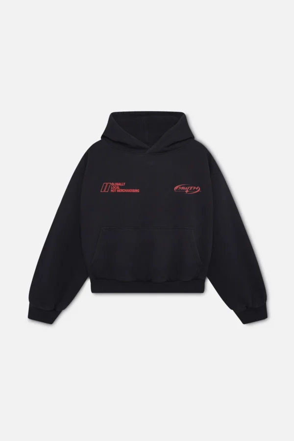 Globally Black Hoodie