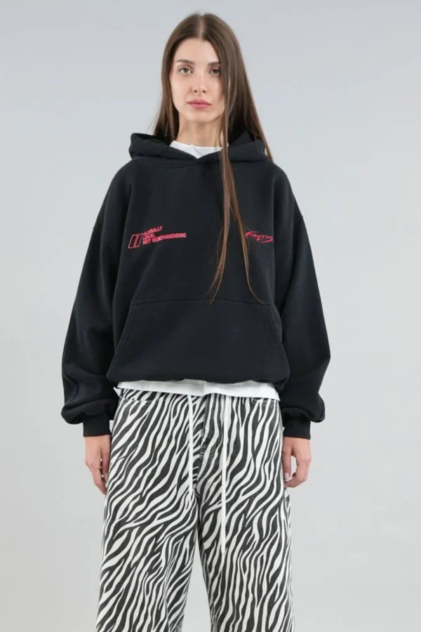 Globally Black Hoodie