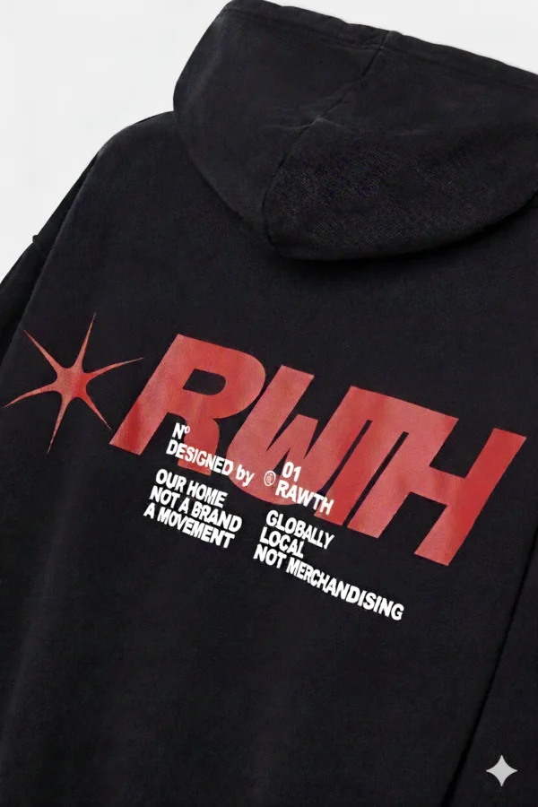 Globally Black Hoodie