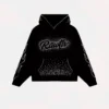Rhinestones Hoodie Black