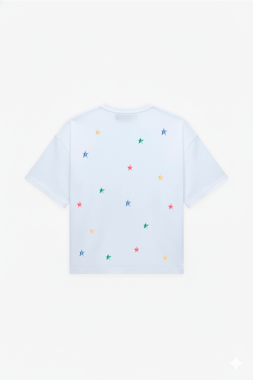 Crayon Tee White