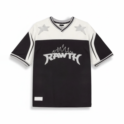 CAMISA21-DELANTE Infamous Deeper V Neck Oversize Black