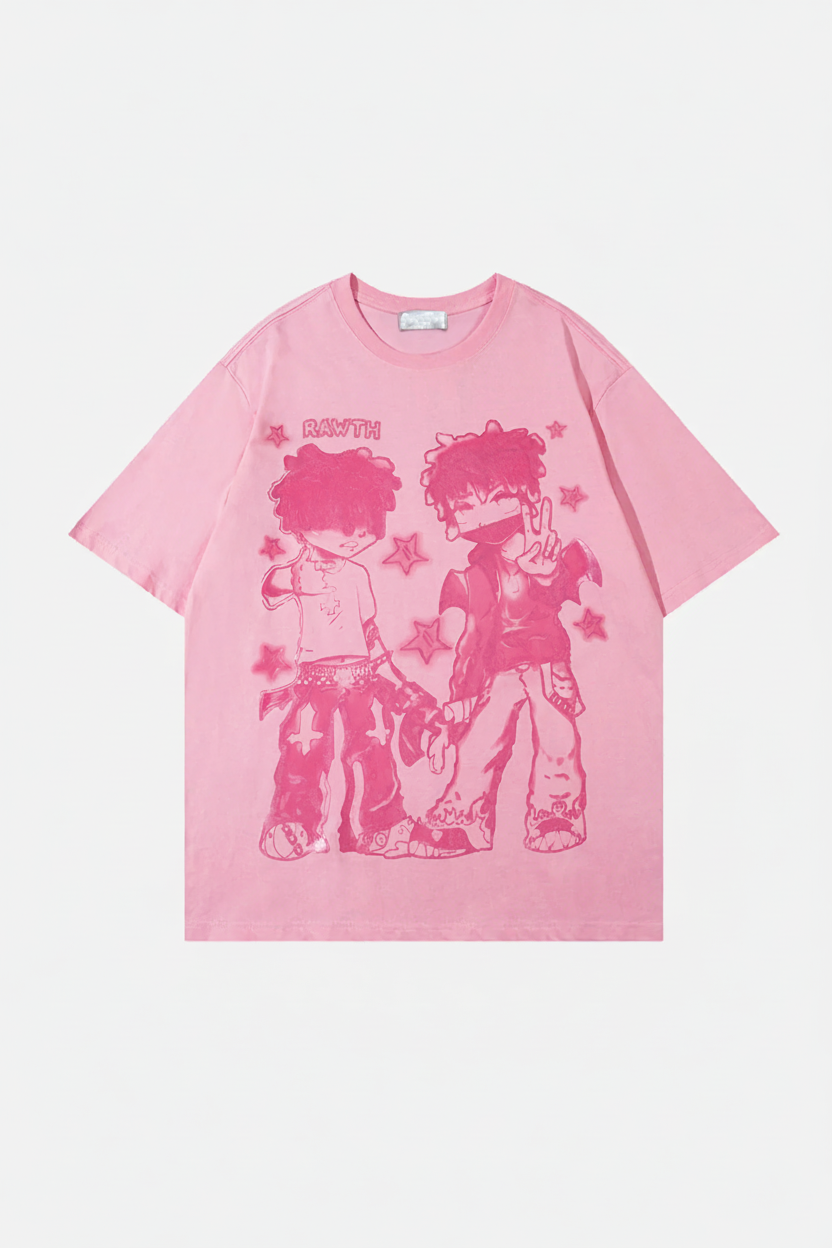 Akan Oversized Print T-shirt