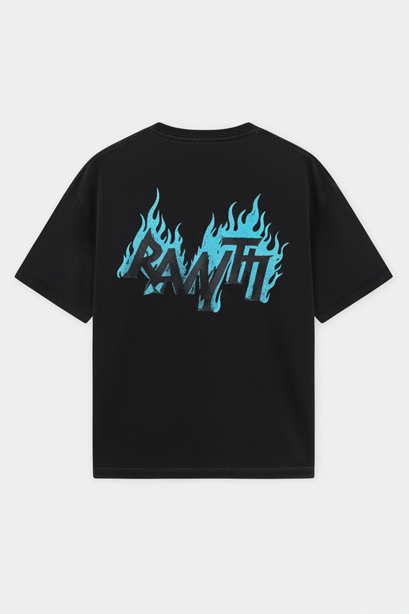 Crystal Flames Oversize Tee