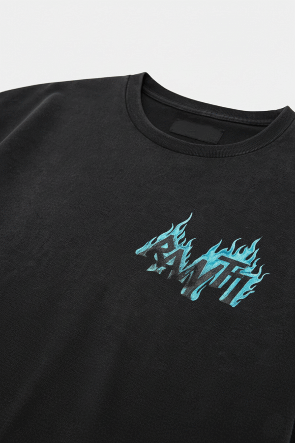 Crystal Flames Oversize Tee