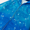 Gradient Zip-Up Hoodie with Star Patch