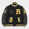 Goat Varsity Jacket Black