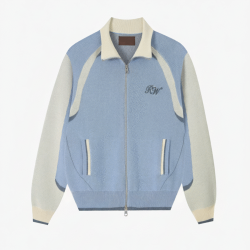 Footy Cardigan Blue