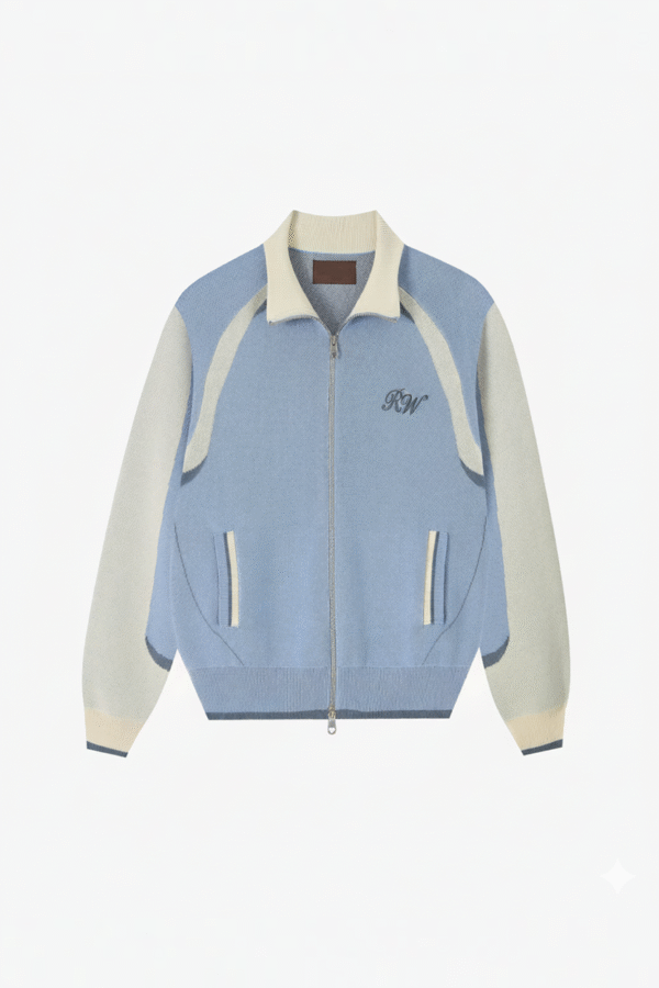 Footy Cardigan Blue