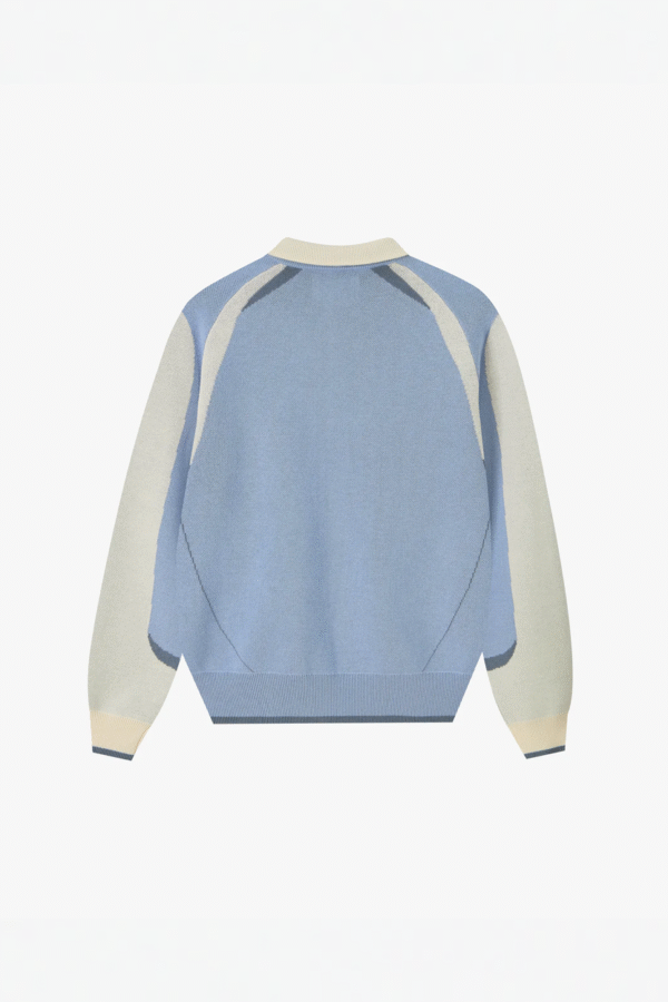 Footy Cardigan Blue