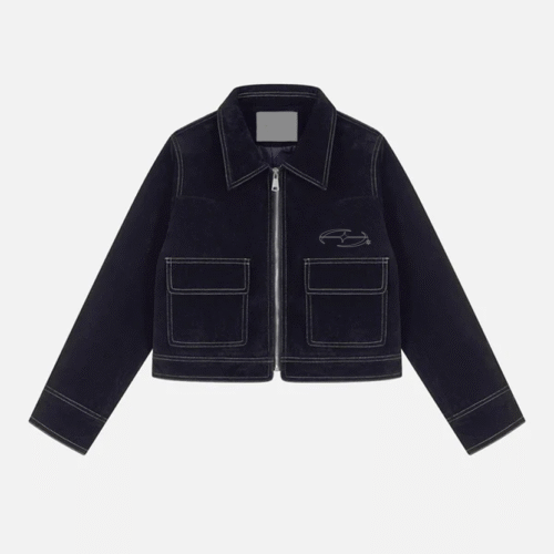 Stitch Suede Jacket