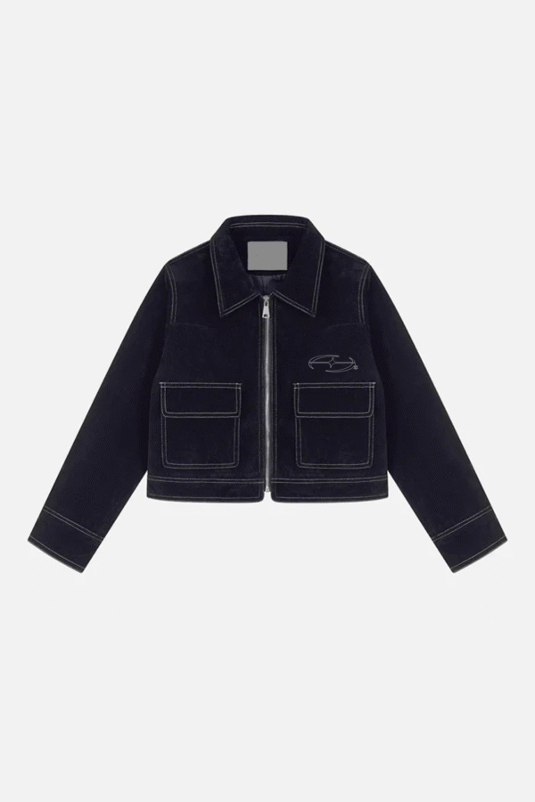 Stitch Suede Jacket