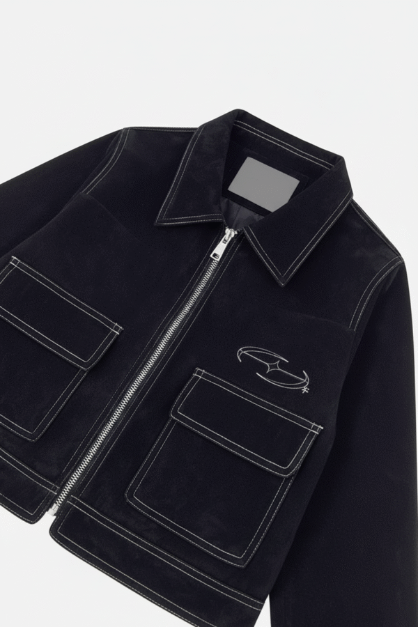 Stitch Suede Jacket