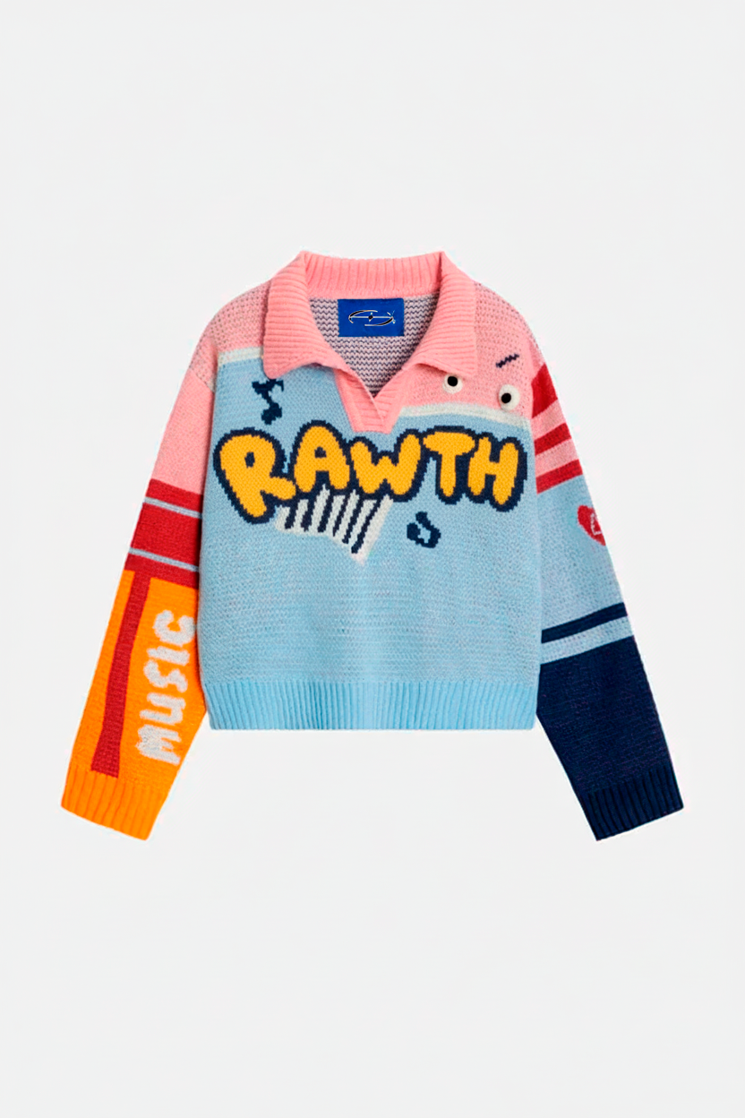 Colorblock Striped Sweater