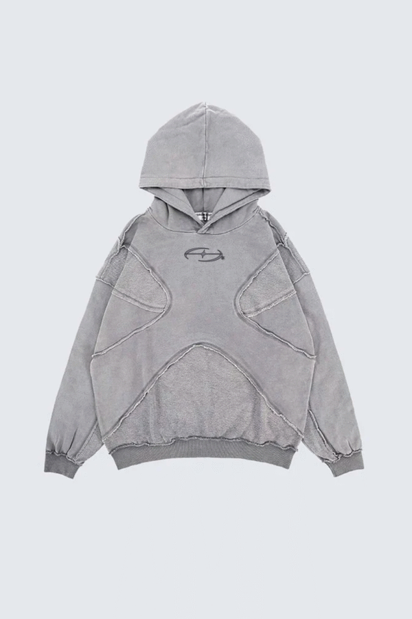 Deconstructed Design Hoodie