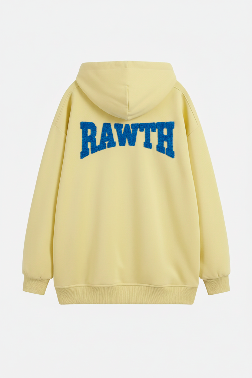 Embroidered Zip Up Hoodie