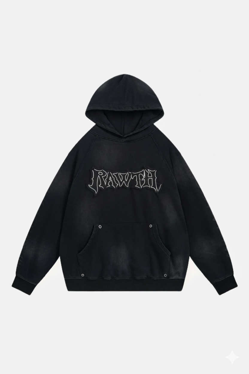 Oversized Embroidered Hoodie