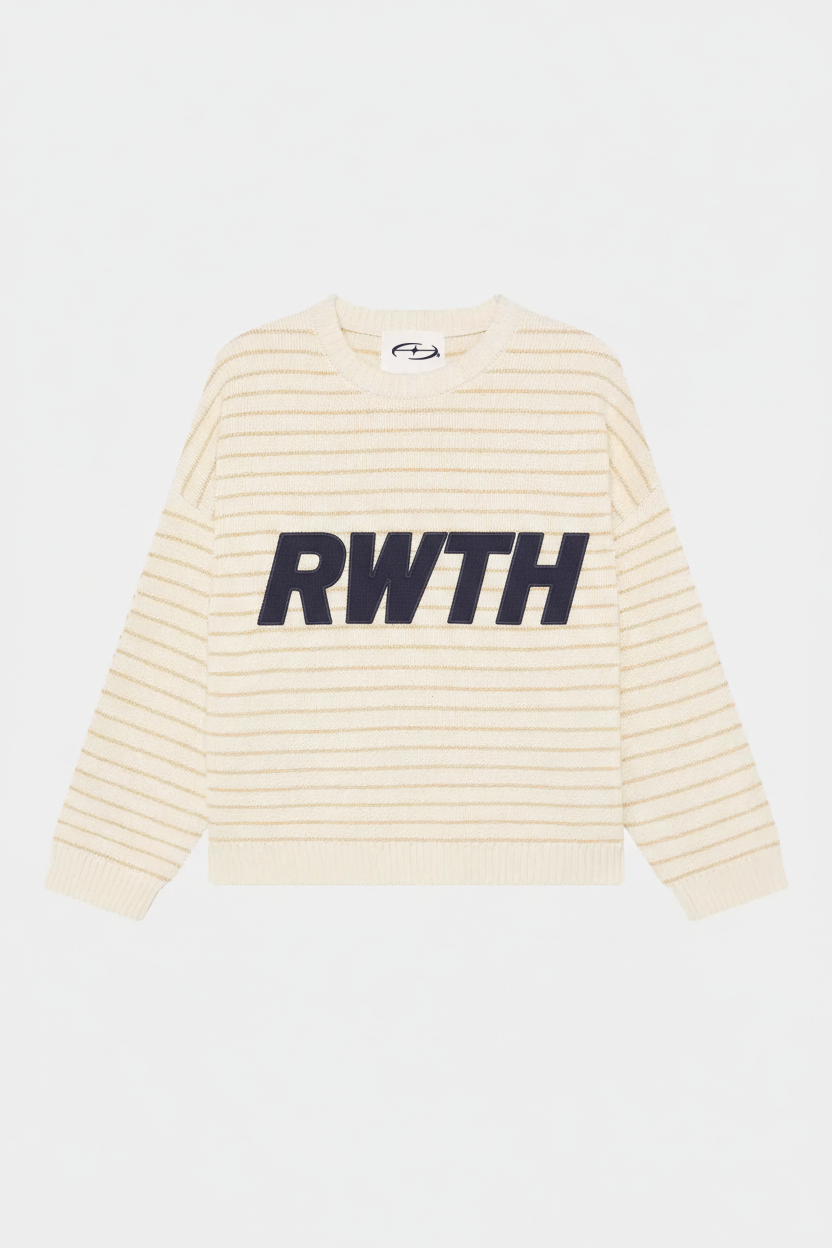 Pinstripe Sugar Knit Sweater