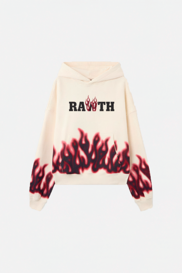 Flames Loose Hoodie