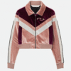 Colorblock Chenille Track Jacket